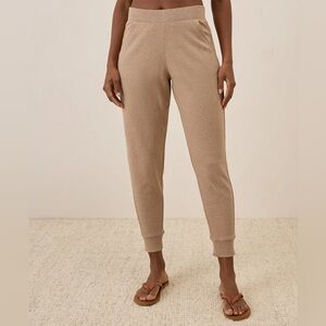 Pact Tan Track Pants